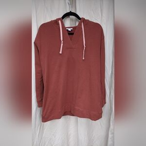 J. Jill Rust Hoodie Top